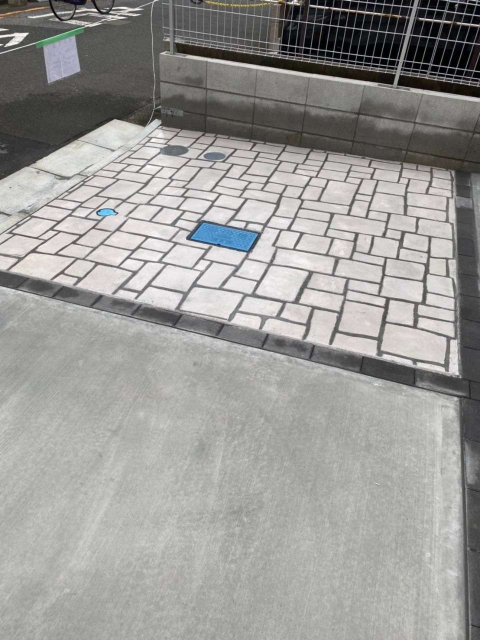 カラーコンクリート(ステンシル)