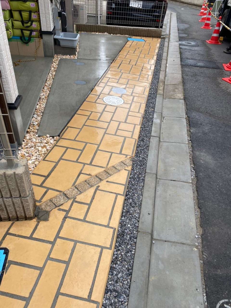 カラーコンクリート(ステンシル)